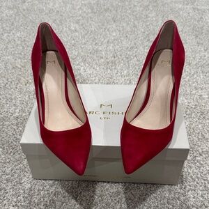 Marc Fisher Women's Bold Red Heels